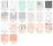 Cozy Cotton Flannel Fat Quarter Bundle in Grey Peach and Mint by Studio RK for Robert Kaufman (FQ-2189-20)
